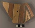 2 restorable Kayenta polychrome potsherds