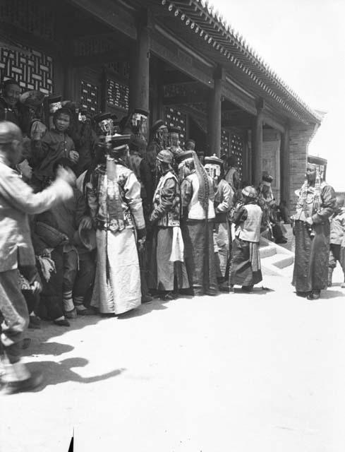 Chao Ho, group of women standing alongside building