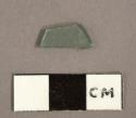 Flat glass fragment