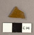 Yellow Glass Sherd