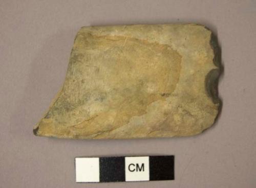 Ground stone axe fragment