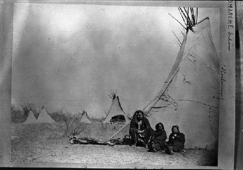 Comanche Indians, Paro-o-Coom or He Beans Camp 1867-1874