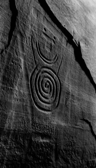 Pictograph group on the right bank, Oyler's ranch, Fruita