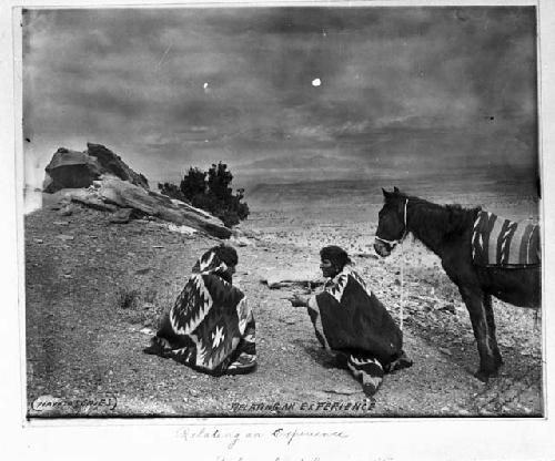 Navajo Indians, relating an experience