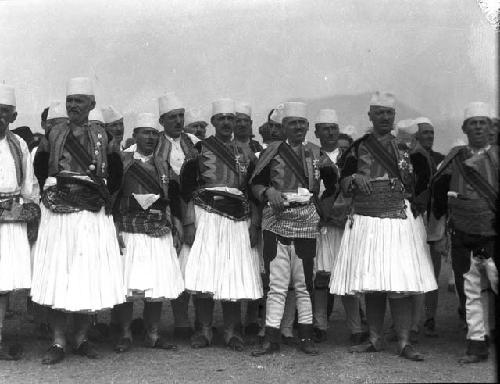 Tosks dancing at King Zog's party, 1929