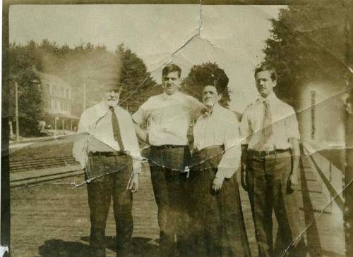 Photograph of  A.M. Tozzer and A.C.Tozzer and their parents