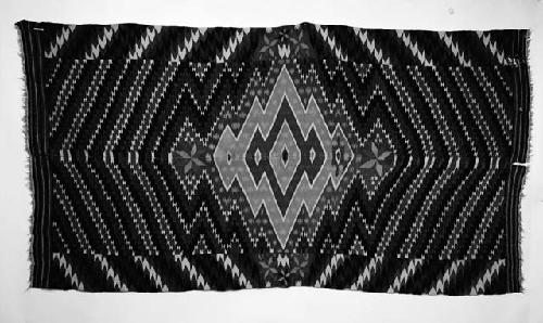 Woven wool blanket, 46" x 88"