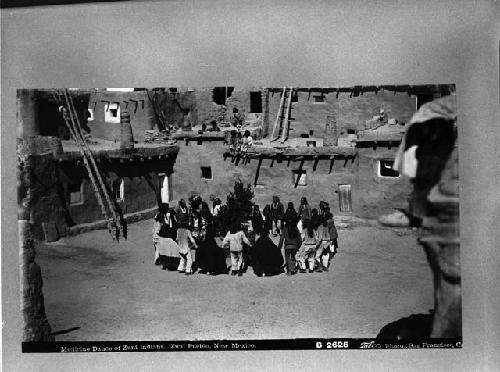 Medicine dance of Zuni Indians