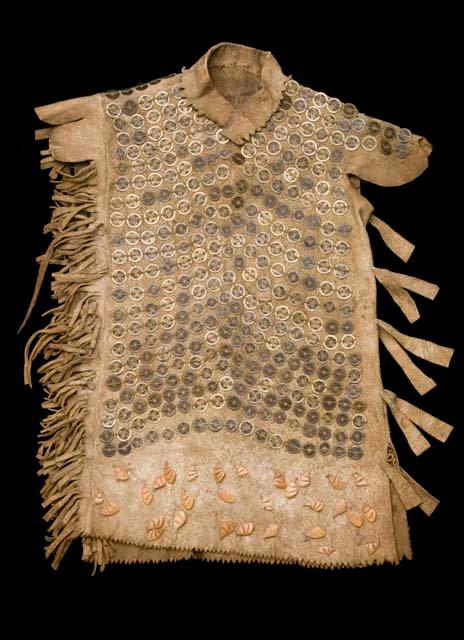 Armor covered with Chinese coins