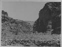 Photo of Nine-Mile Canyon Showing Mouth of Cottonwood