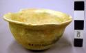 Plain pottery miniature bowl