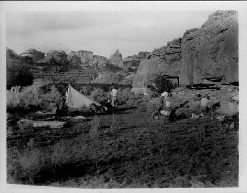 Camp at Salt Creek at Site LS-14-11