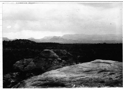 View of region to west of Ruin Park