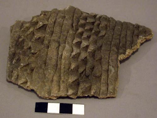 Corrugated potsherds