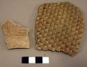 Corrugated potsherds