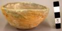 Plain pottery miniature bowl