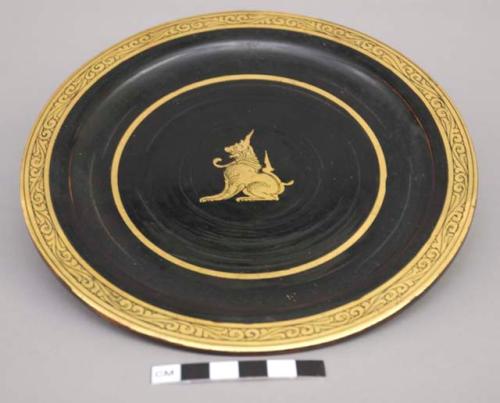 Lacquer ware plate