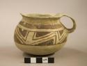 Jeddito black-on-yellow pottery mug