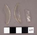 Glass fragments