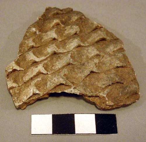 Corrugated potsherds