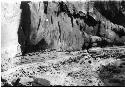 Barrier Canyon SR-12-4 View of whole gallery looking along face of canyon wall