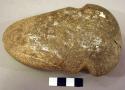 Notched stone axe