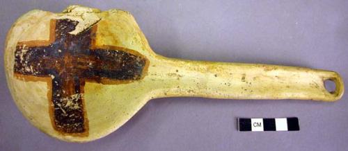 San Bernardo polychrome pottery ladle