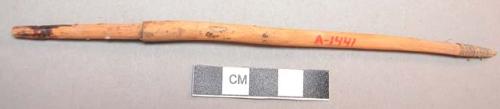 Arrow foreshaft with sinew wrapped tip