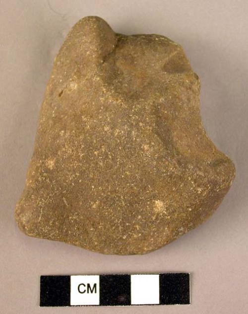 Small stone chopping tool -rolled