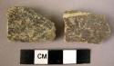 2 probably Ubaid painted potsherds