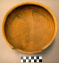 Jeddito black-on-orange pottery bowl