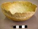 Fine geometric plain pottery bowl