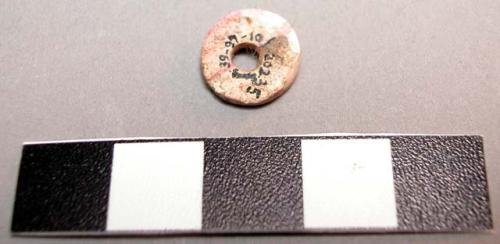 Bone button (?) - circular bead