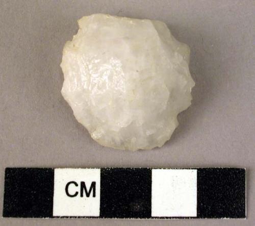 Quartz thumb scraper