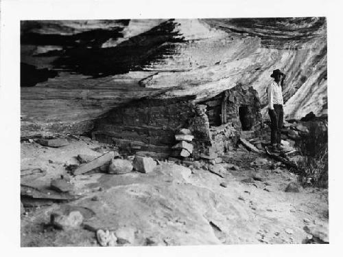 Cave site in Natural Bridges National Monument