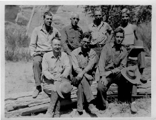 Staff picture, Barrier Canyon Camp