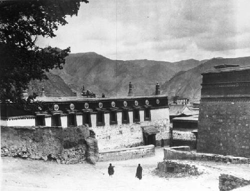 Temple building at lamasery