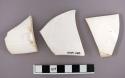 Ceramic porcelain sherds