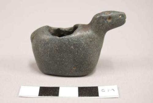 Small stone dish, animal shape