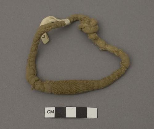 Armlet of cloth, thread, etc. worn on arm when the "hand is sick". Ngirisi