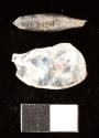 Glass fragments, clear