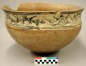 Large earthen bowl