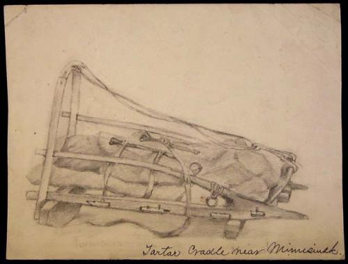 Drawing of Tartar cradle