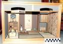 Model of parlor, furnished