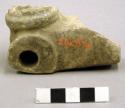 Pottery pipe fragment