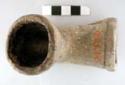 Clay pipe with incised decoration