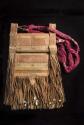 Leather fringed bag