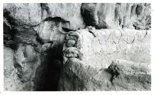 Construction detail of the stone houses