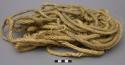 Bundle of rope made from agave fiber