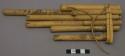 Cane pan pipes (30/3853-3858 are one set)